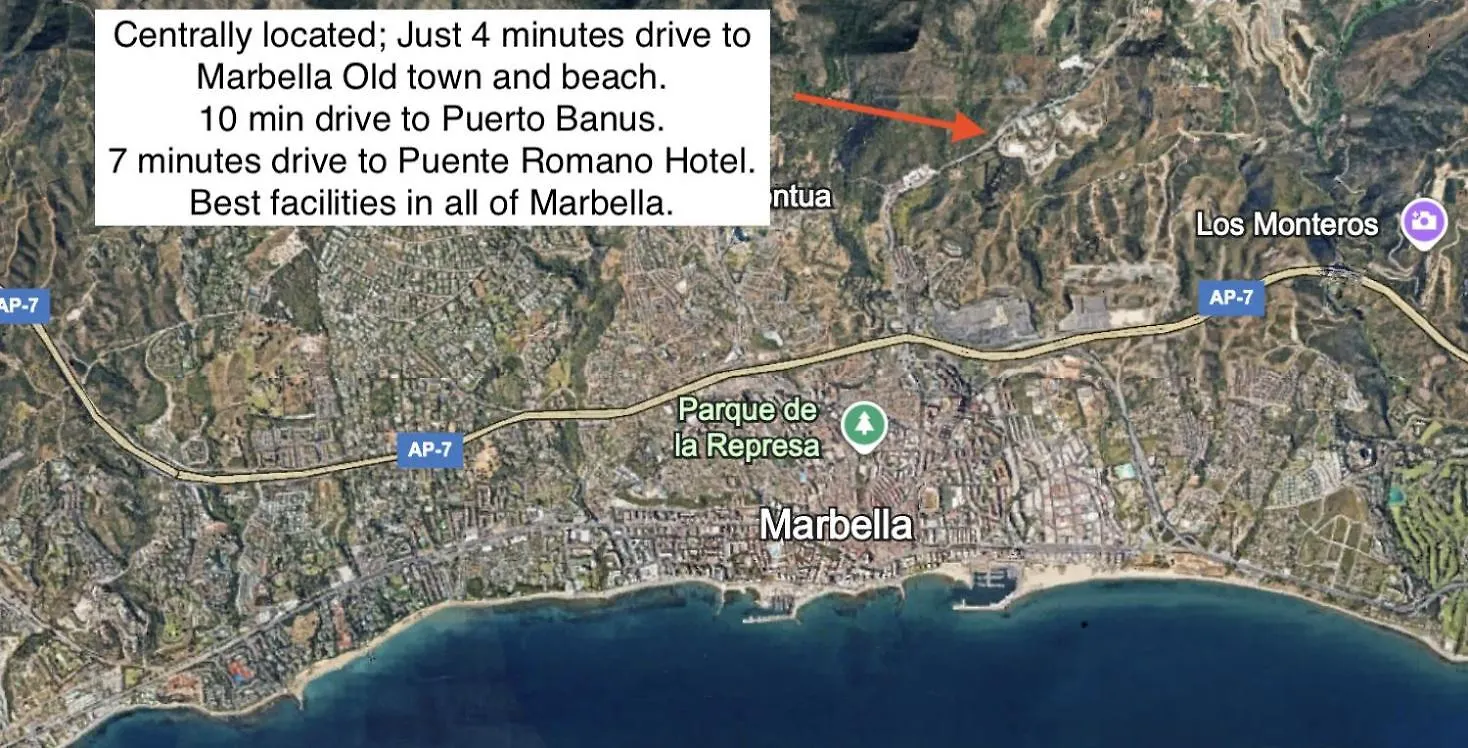 New Ocean View Apartment Just 3 Min From Marbella City Center Malaga